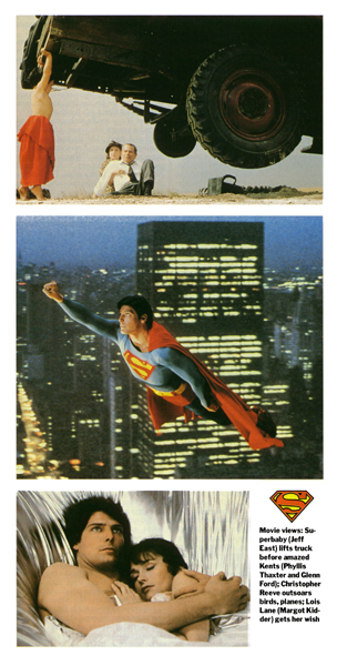 Scenes from the Superman movies