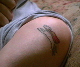 Kevin Flether's Krypto the Superdog tattoo