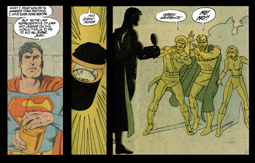 John Byrne has Superman murder the Phantom Zone criminals