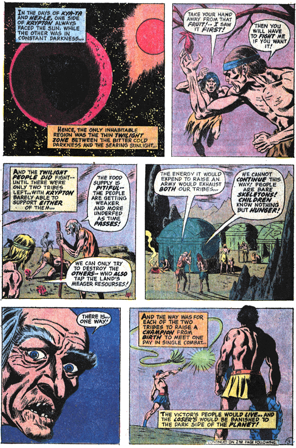 Page 3 of Let My People Live! by Elliot S! Maggin, Bob Brown, and Dave Cockrum
