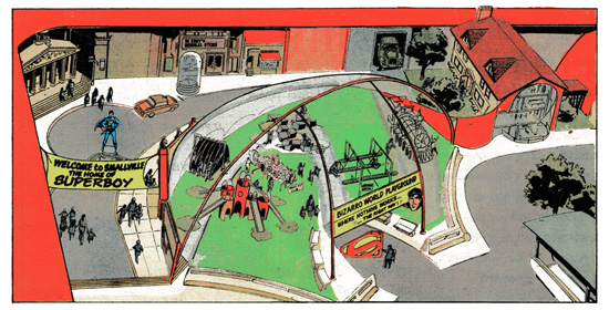 Smallville and Bizarro Playground