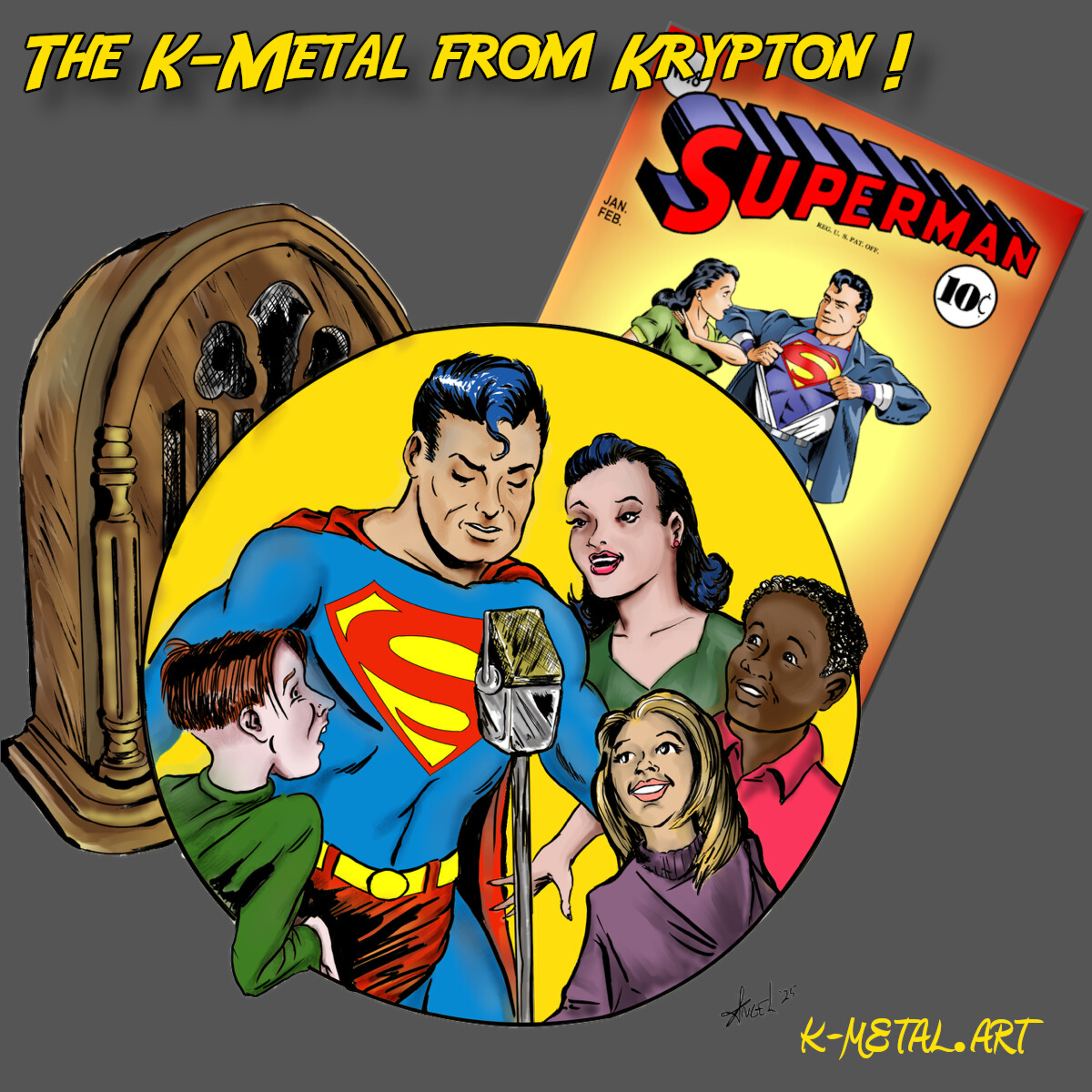 The K-Metal from Krypton Comic Book and Radio Show