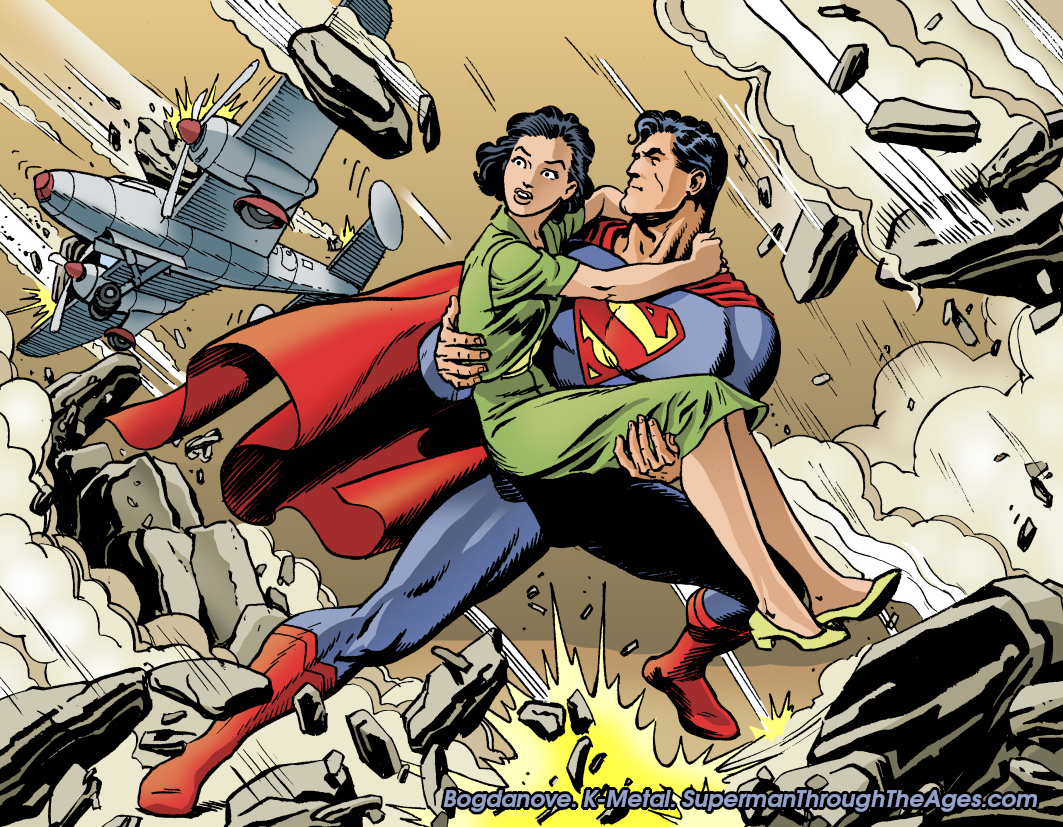 Lois and Superman by Jon Bogdanove in Superman: The K-Metal from Krypton!