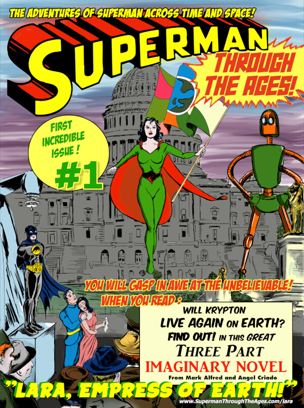Cover to Superman Through the Ages! Issue #1: Lara, Empress of Earth!