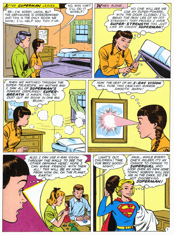 The Supergirl from Krypton by Otto Binder and Al Plastino, Action Comics 252, 1959 page 7