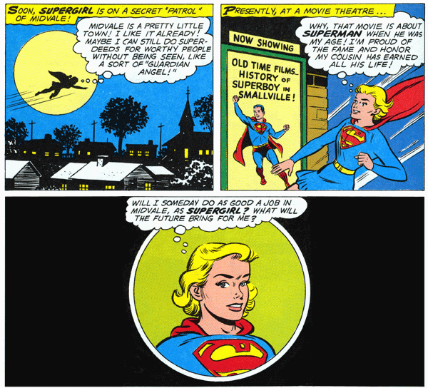 The Supergirl from Krypton by Otto Binder and Al Plastino, Action Comics 252, 1959 page 8