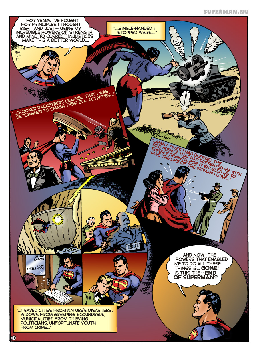 K-Metal from Krypton - Page 11: The End of Superman? [Boring & Rivard]
