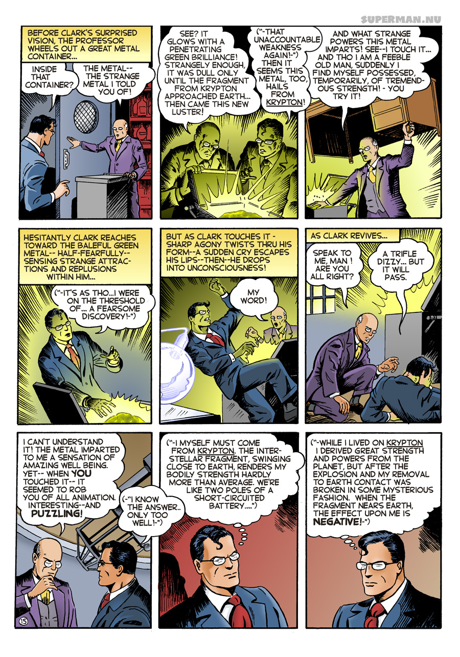 K-Metal from Krypton - Page 15: A Fearsome Discovery! [Boring & Foley]